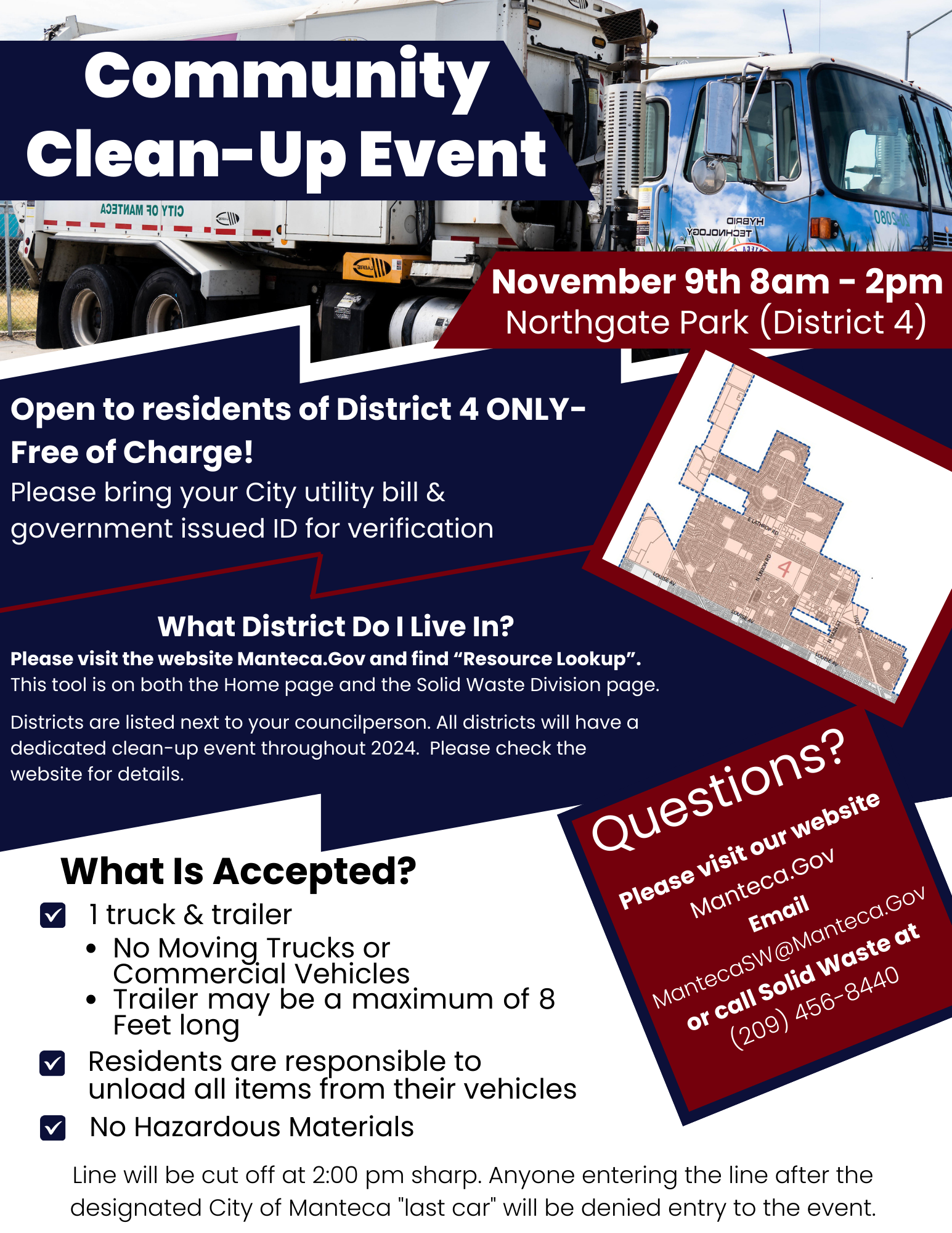 District 4 Cleanup Events 11.2024