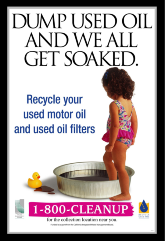 Motor Oil Recycling Poster